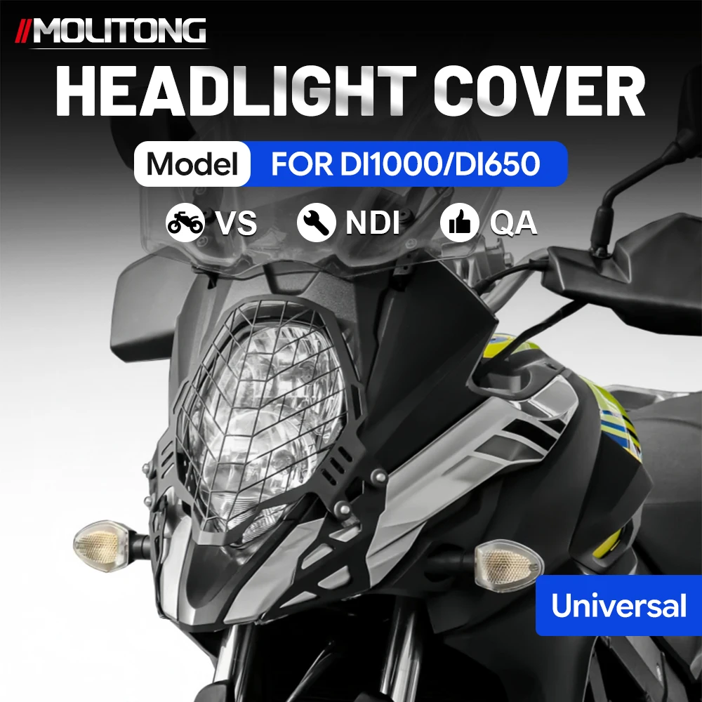Motorcycle Accessories Headlight Cover Head Light Guard Protector Suitable For Suzuki dl1000 dl650 Modified Accessories