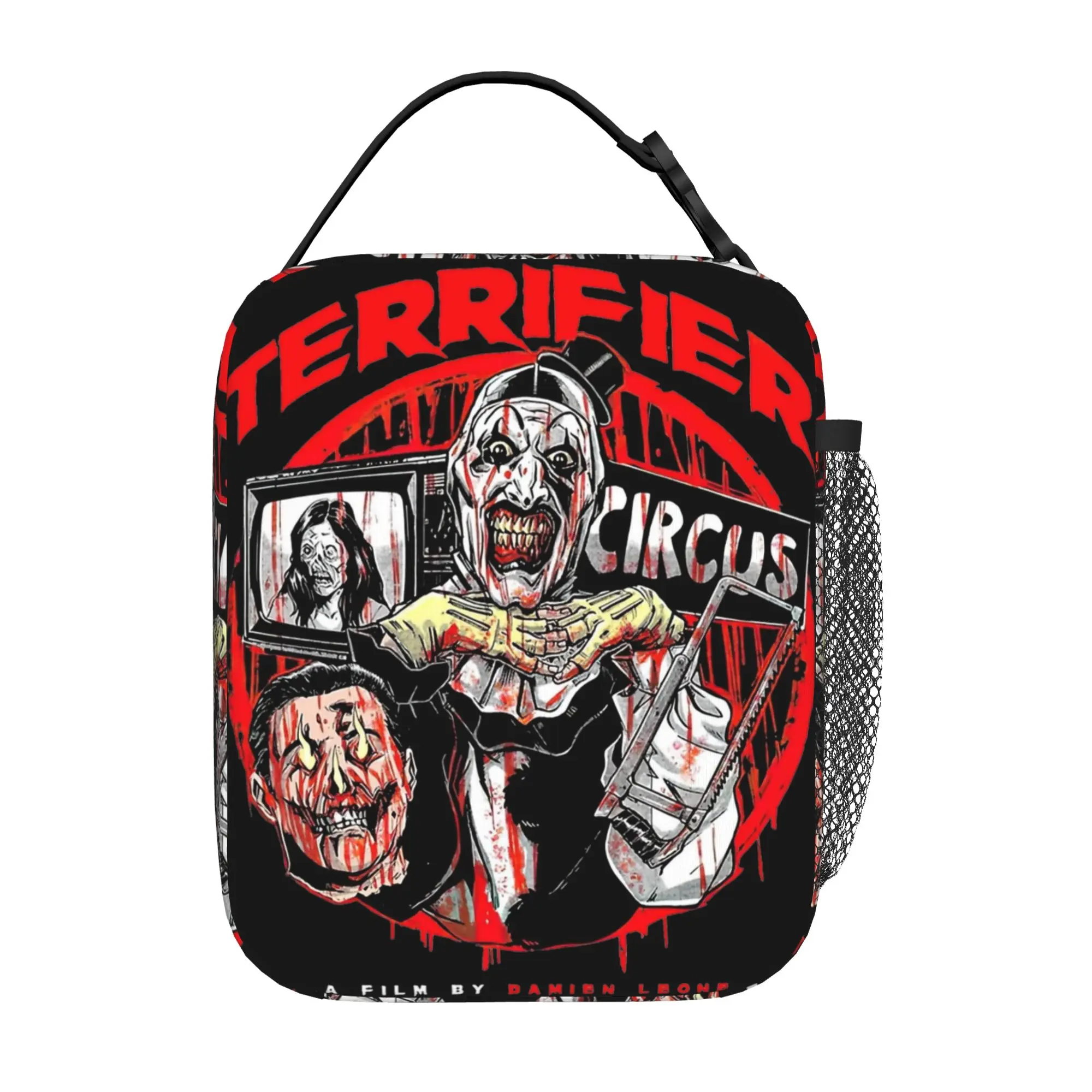 Terrifiers Horror Halloween Thermal Insulated Lunch Bags for Picnic  Portable Food Bag Cooler Thermal Lunch Boxes