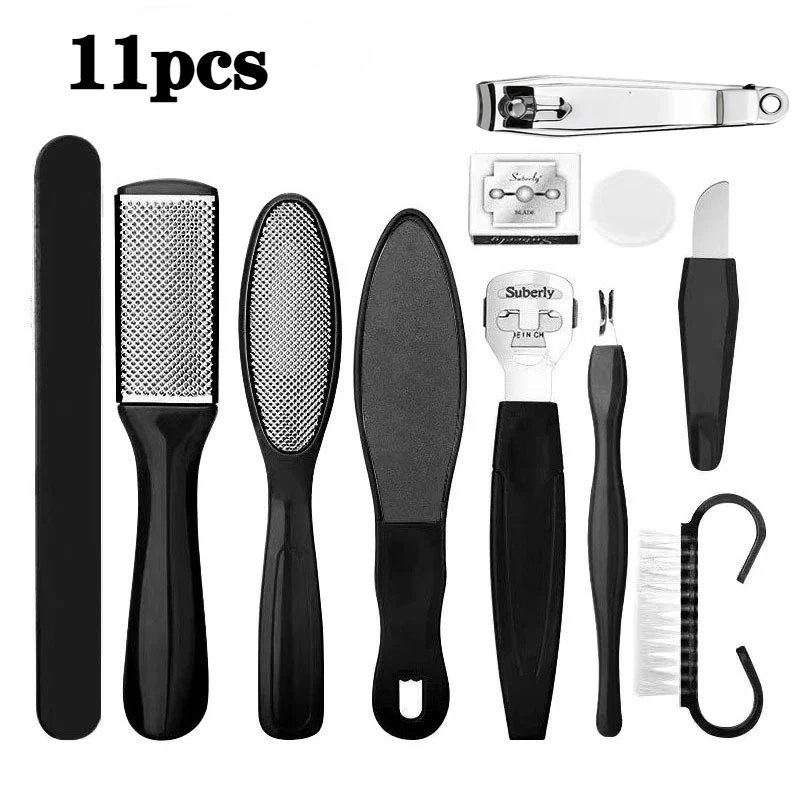10/11/23pcs Stainless Steel Pedicure Precision Manicure Knife for Removing Dead Skin Callus Portable Foot Cuticle Care Tools