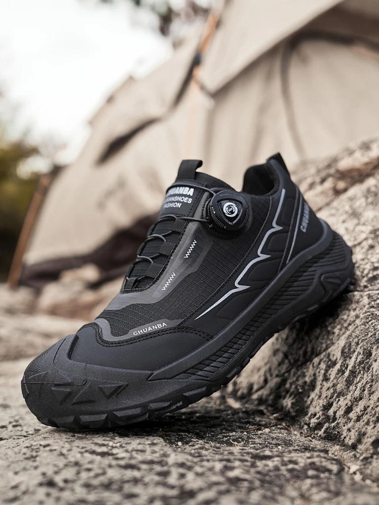Herren-Freizeitschuhe, modische Sportschuhe, klassische und stilvolle Sneaker mit Schnürung, leicht, bequem und atmungsaktiv. – Detail 1
