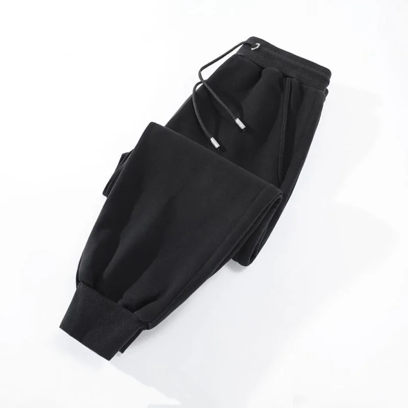 

Спортивные штаны Колготки мужские и женские одинаковые повседневные брюки Спортивные штаны Свободные корейские версии Тенденция Универсальный