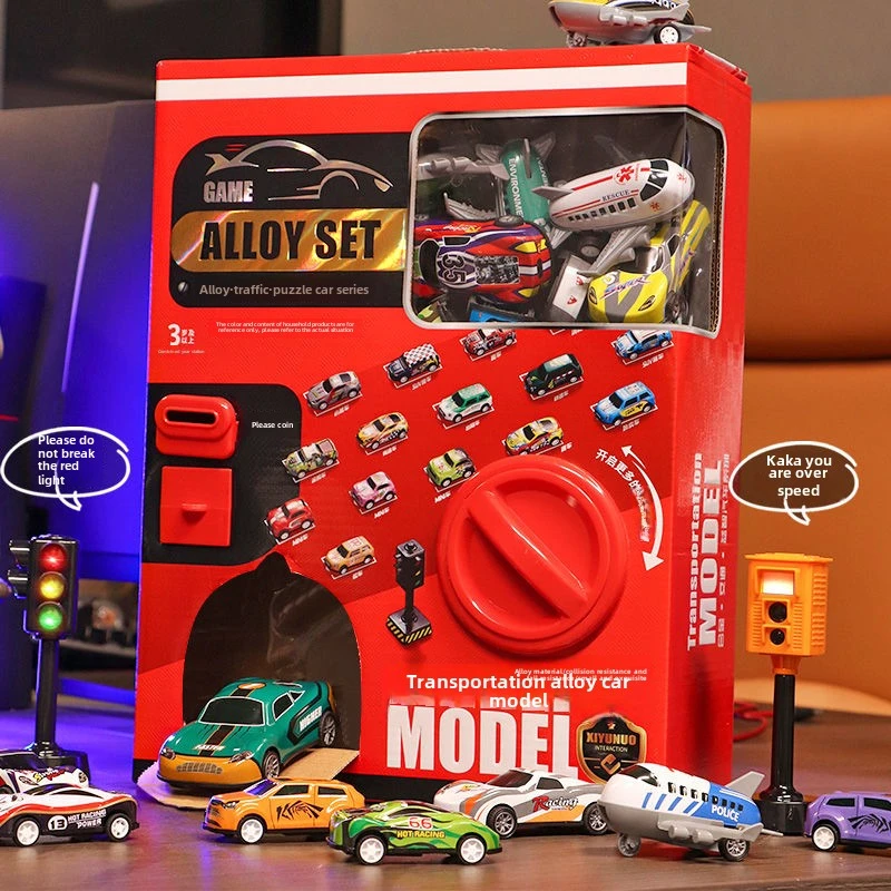 Children's toys, alloy cars, boys, airplanes, inertial pull-back cars, birthday gifts for kids