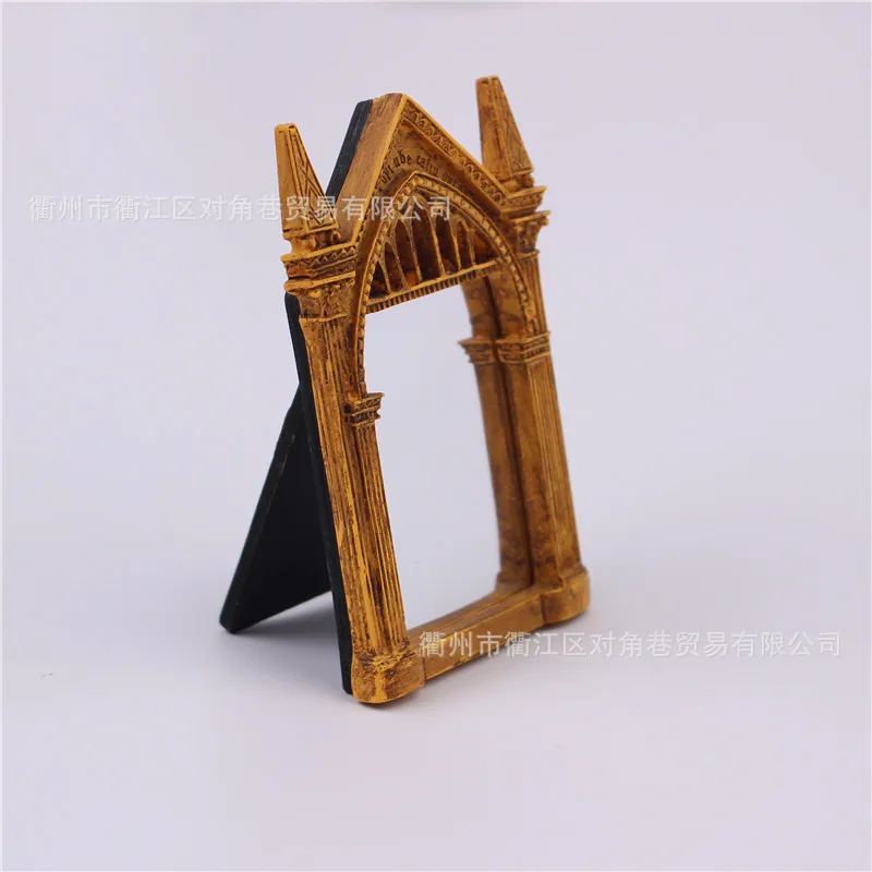 Harry Potter Magic Mirror Hogwarts Movie Peripheral Party Decorations Souvenirs Women Makeup Mirror Decorations Kids Toys Gifts