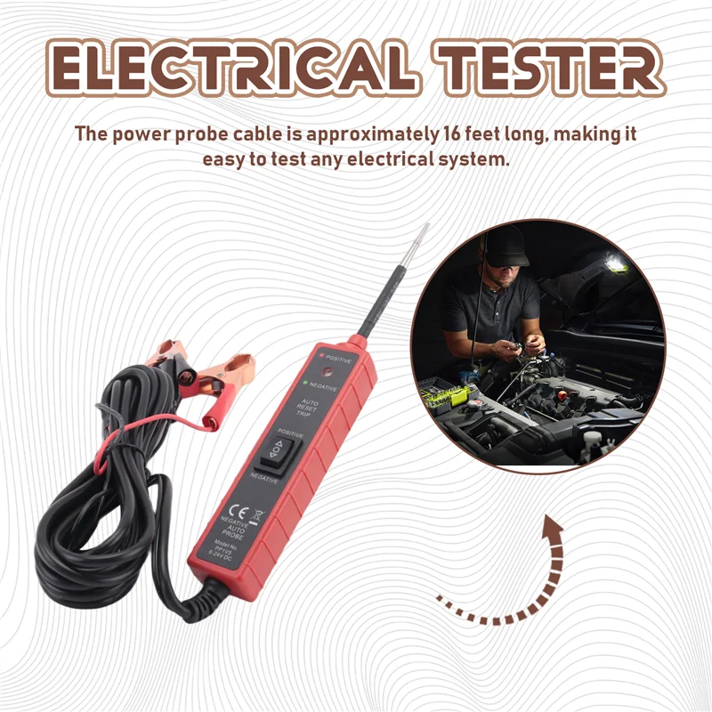 

B-Est Automotive Power Circuit Tester Automotive Power Circuit Diagnostic Tool Electrical Tester