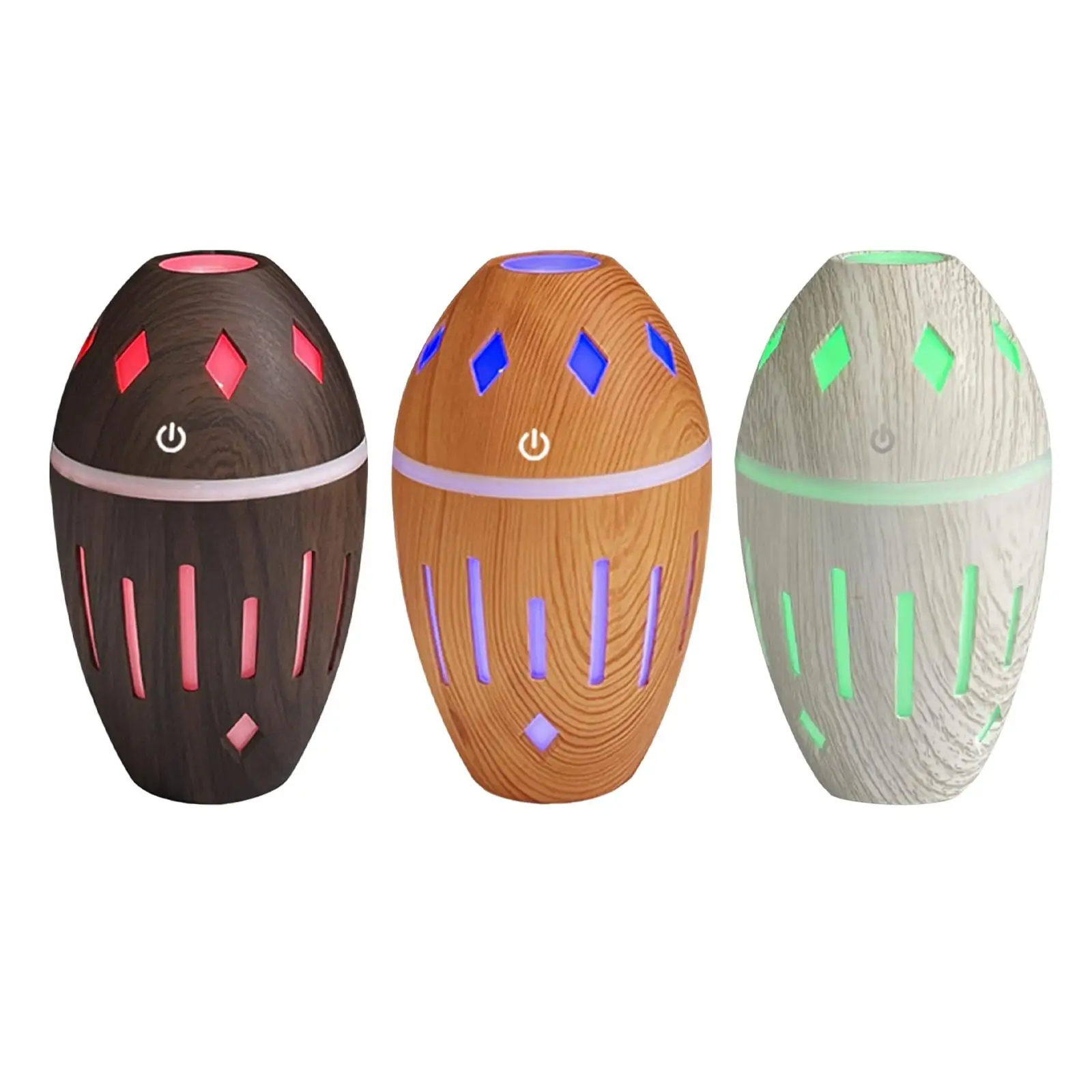 مرطب هواء بارد، مرطب هواء محمول صامت من الخشب المحمول لغرفة المعيشة في الحضانة على الطاولة