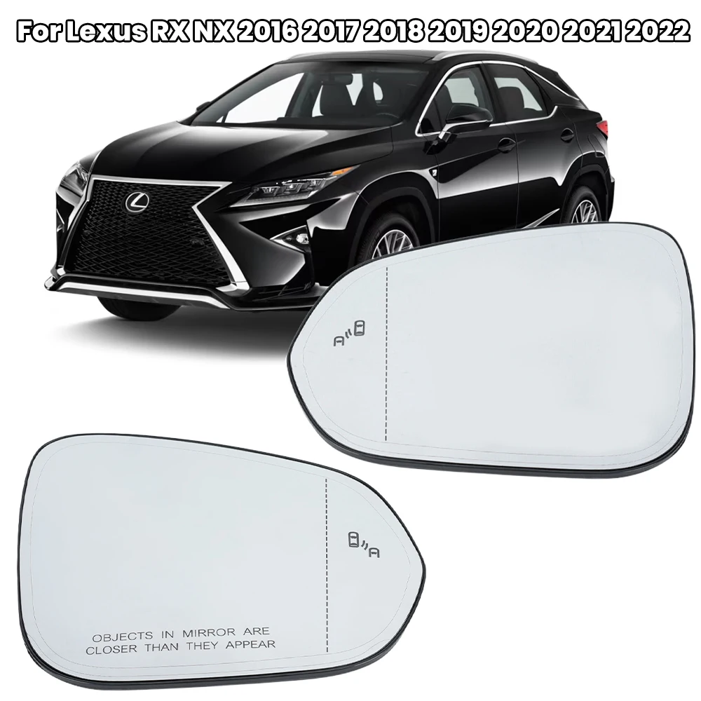 

Стеклянная линза зеркала заднего вида для Lexus RX NX RX350 2016 2017 2018 2019 2020 2021 2022 с подогревом зеркала для слепых зон