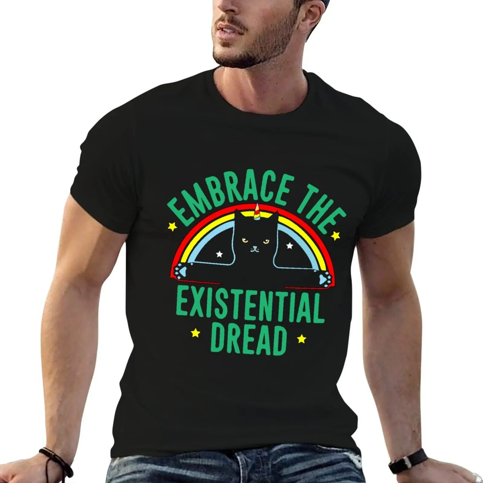 Embrace The Existential Dread T-Shirt graphic t shirt vintage kawaii clothes anime clothes mens clothes