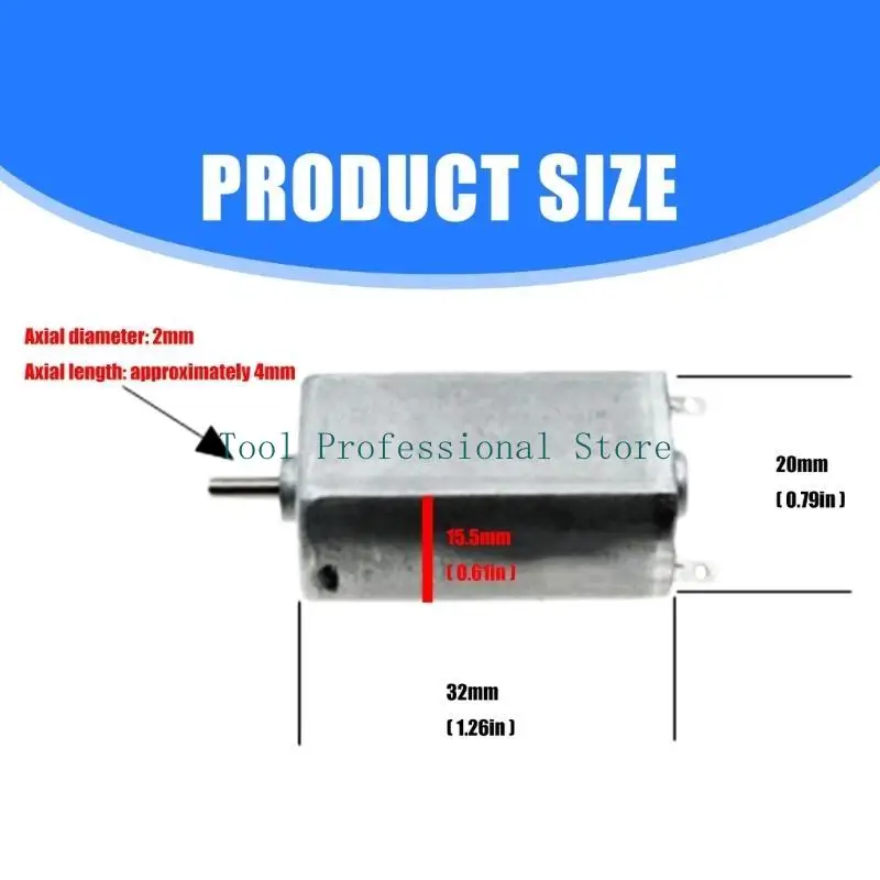 57QF Multipurpose 180 Microing Motor 6V 12V Short Shaft Portable Accessory for Robotics and Model Building Daily Use