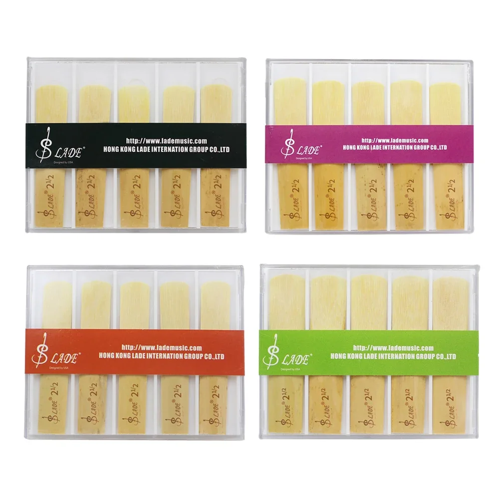 SLADE Saxophone Reeds Clarinet Reeds 2 2.5 3 Strength Reeds for Soprano Alto Tenor Sax Clarinet Woodwinds Instrument Accessories