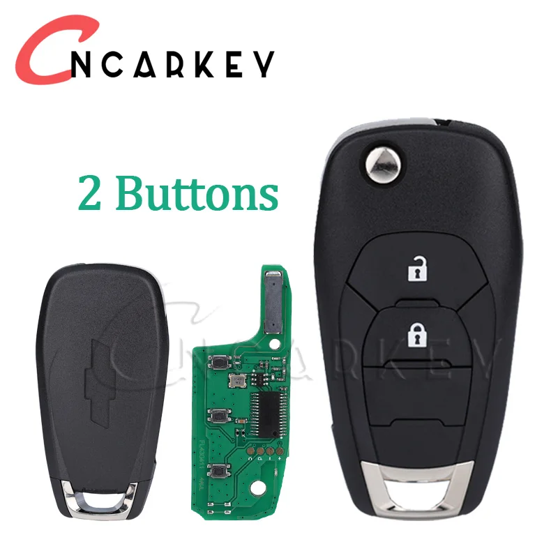 Car Key Remote Control For Chevrolet Cruz 2015 Trax Sonic Spark 2021 Onix RS Aftermarket Filp 433.92 FSK 4A Chip 2/3 Buttons