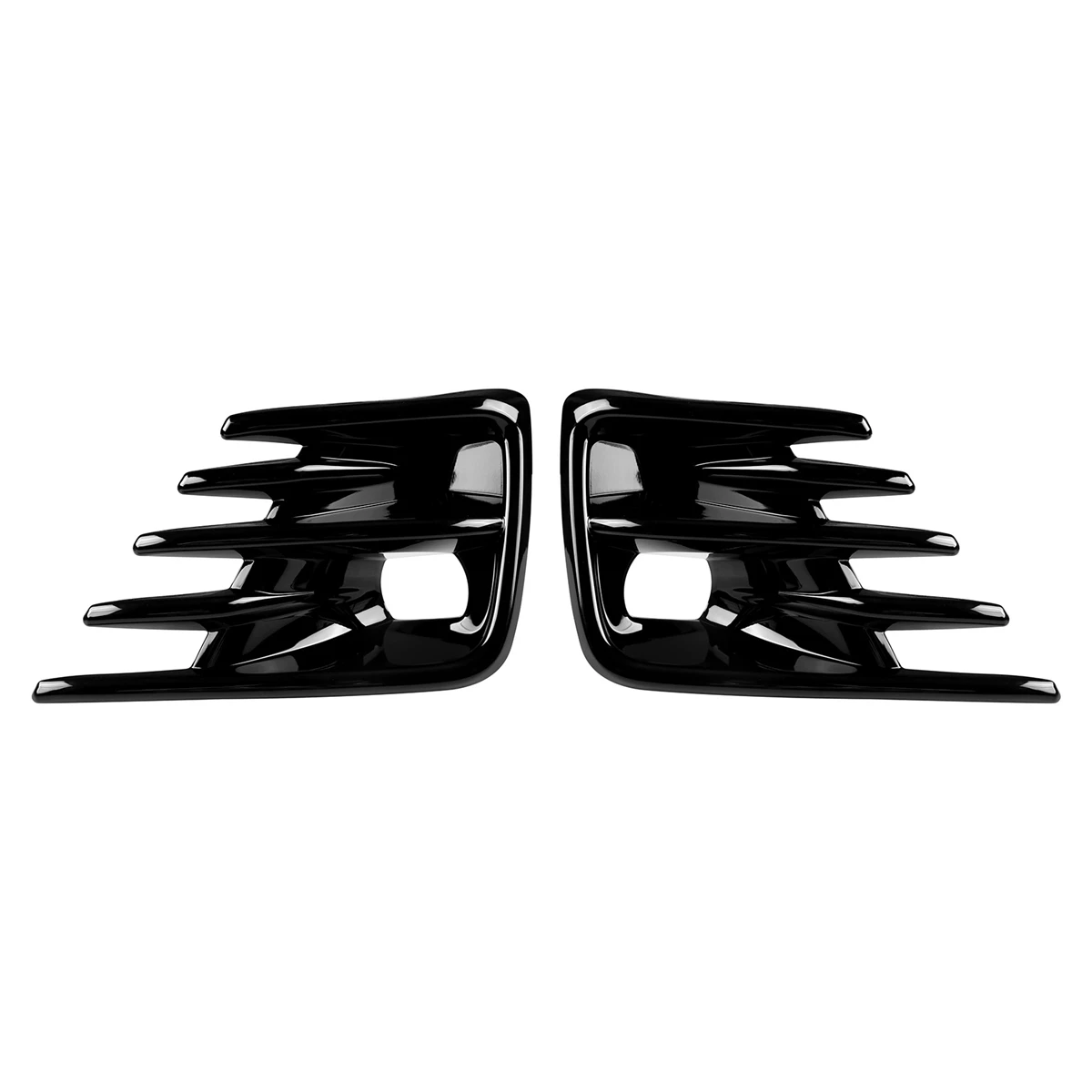 

Gloss Black Car Bumper Fog Light Grille Foglamp Cover Trim for 2020 -2022 Honda City GN Hatchback