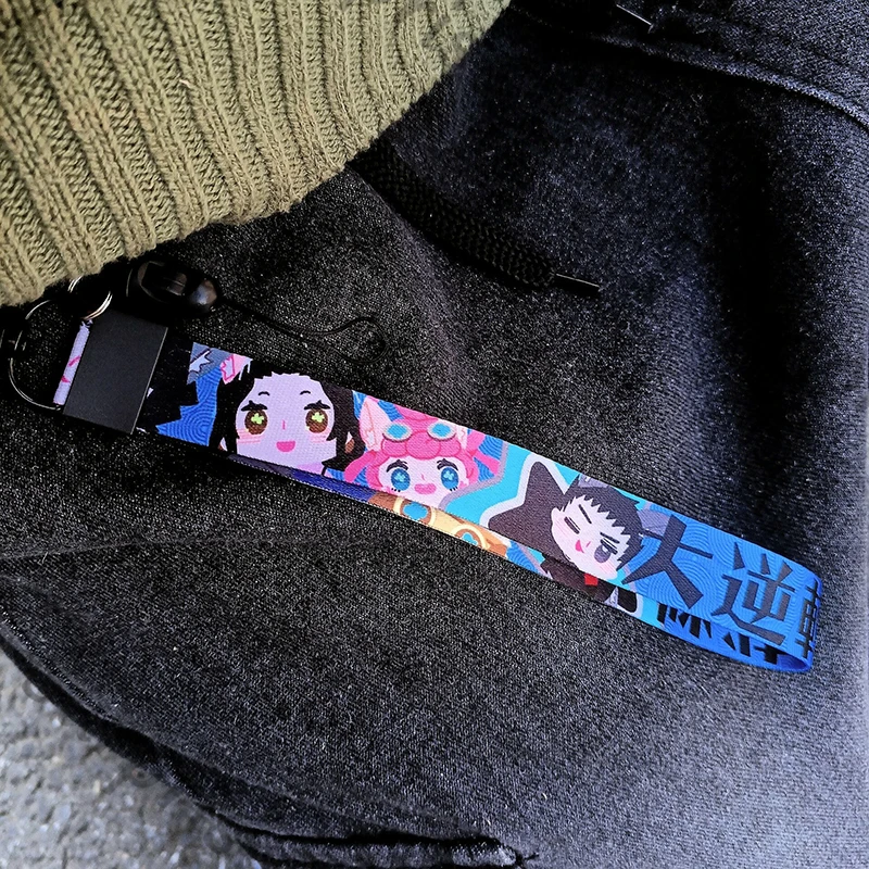 Anime Ace Attorney Phoenix Wright Miles Edgeworth Kazuma Asogi Cosplay Phone Strap Cell Phones Lanyard Short Rope Mascot Gift