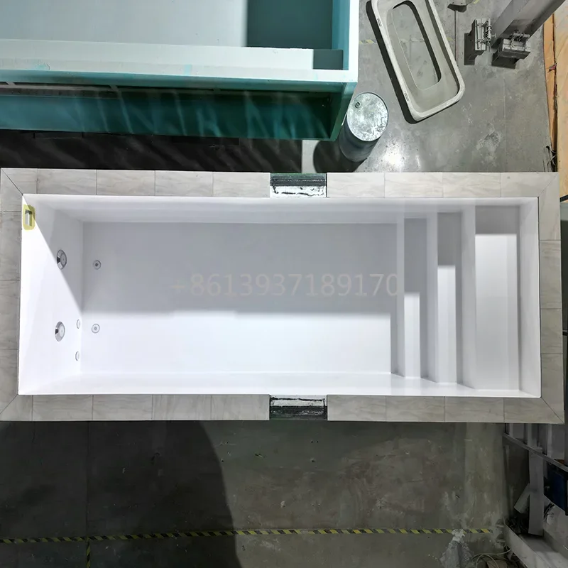 Top Notch China Fornecedor Big Jacuzzi Acrílico Incorporado 40 pés 18 pés Recipiente de Envio Piscina