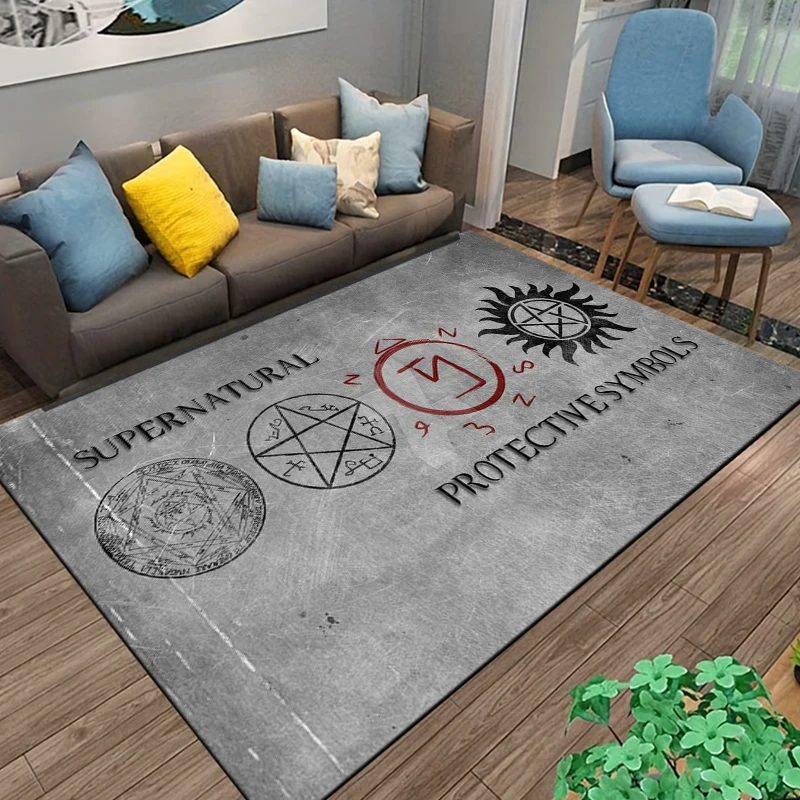 

Supernatura-l Cartoon Area Rug Large,Carpet Rug for Living Room Bedroom Sofa Doormat Decoration,Kids Play Non-slip Floor carpet