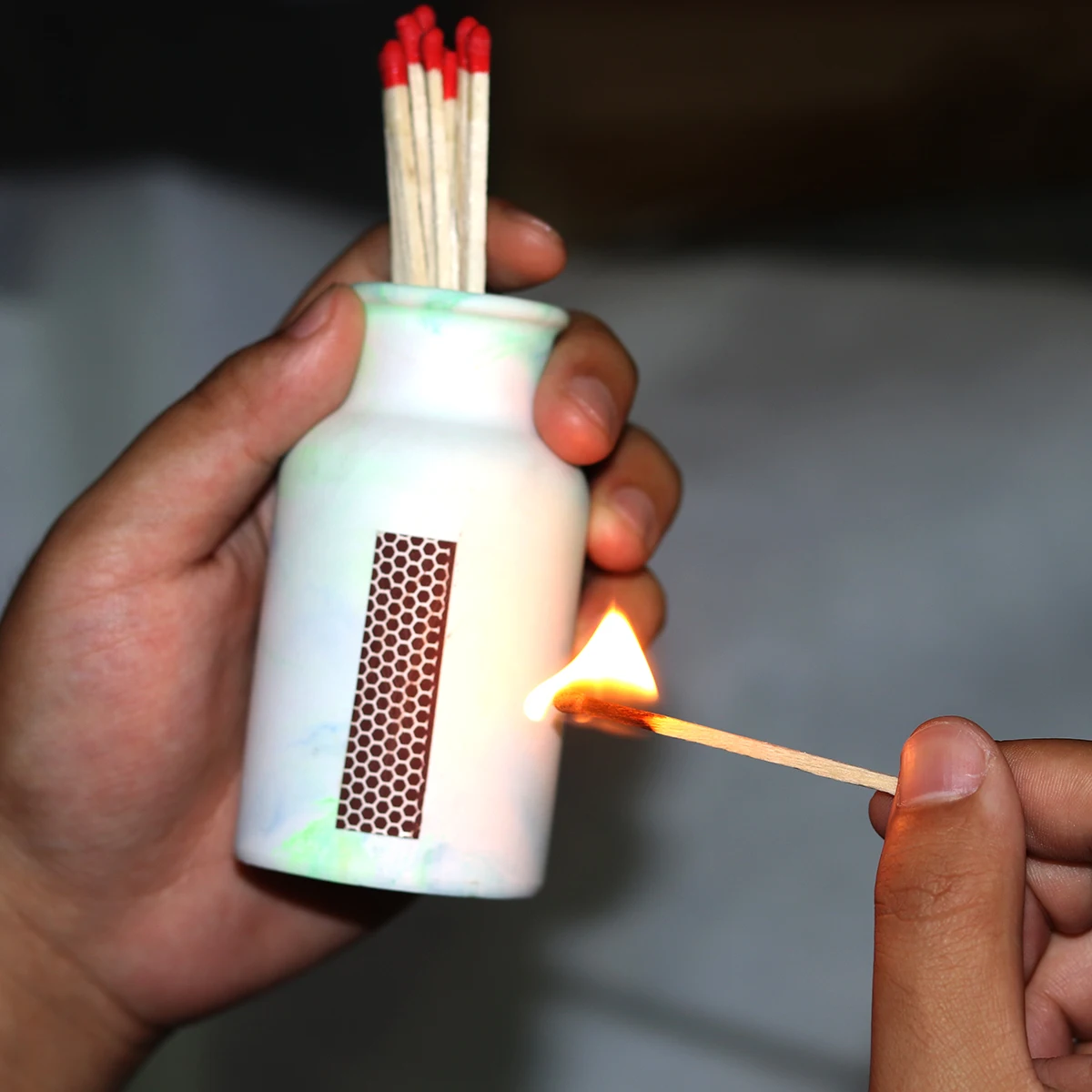 Matchstick Striker Adhesive Matches Flame Paper Match Stickers Craft DIY Match Striker DIY Scented Candle Accessories