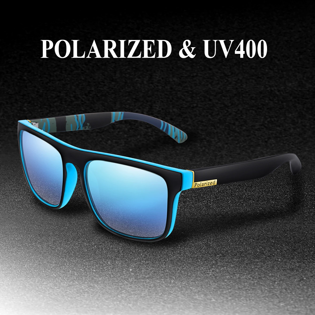 Retro Style Square Frame Polarized Cycling Sunglasses Men Night Vision Car Driving Sunglasses Dirt Bike Motorcycle Glasses UV400 Trendy Fashion Shades Perfect For Daily Wear Parties And Ideal Holiday Gifts