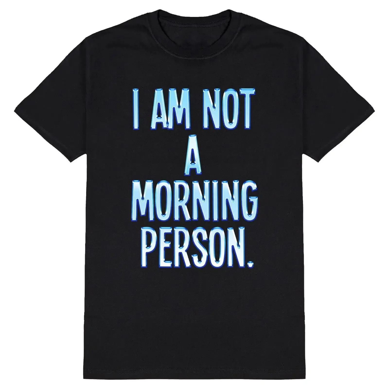 Ich bin kein Morgenmensch Herren T Shirt Neon Lustig Faul Sarkastisch Humor vintage Washed Soft streetwear designer clothes