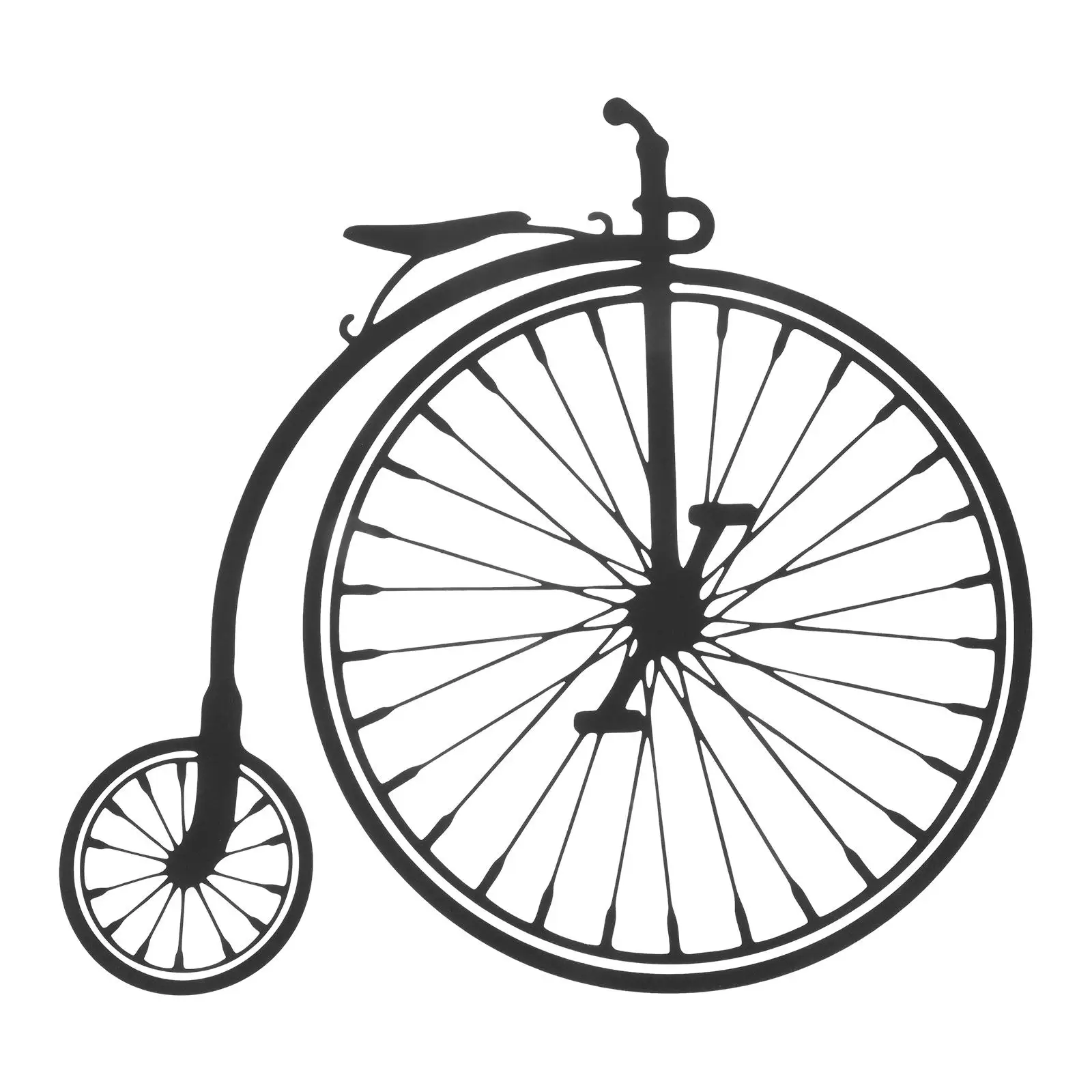 

Iron Wall Decor Bicycle Shaped Hanging Ornament Retro Metal Home Indoor Outdoor Decor Vintage Wall Pendant
