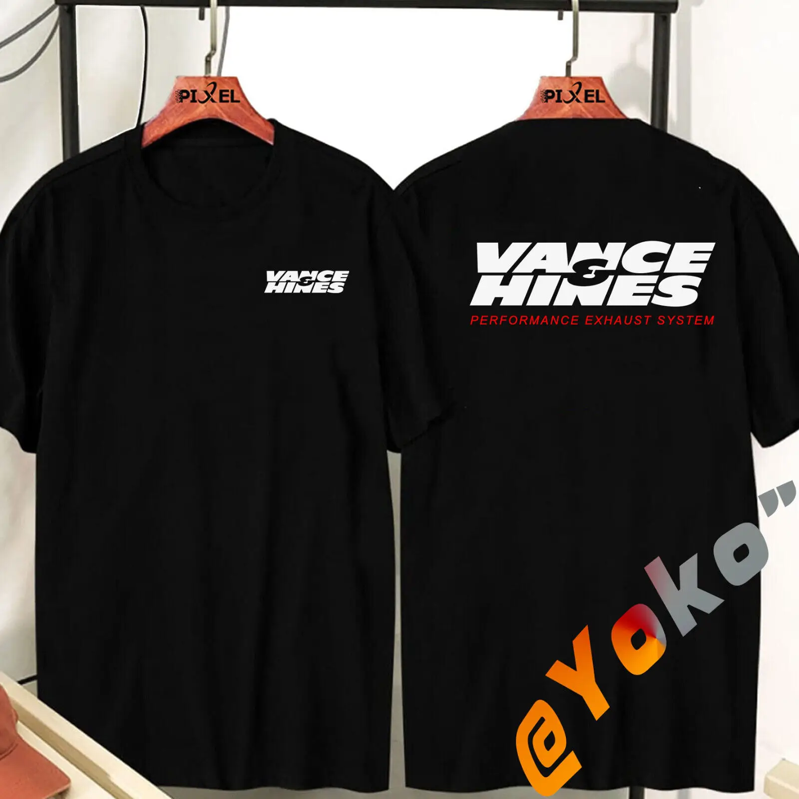 New Vance & Hines Peformance Logo T Shirt 2 Side USA Size S - 2XL Free Shipping