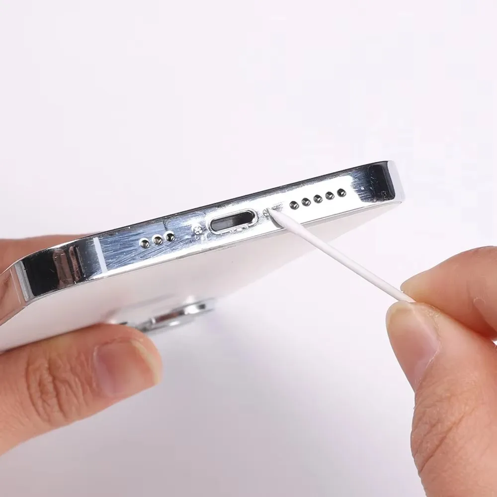 100 Pcs Dust Free Disposable Cleaning Swab Cotton Stick For AirPods Earphone Headphone Phone Charge Port Accessories