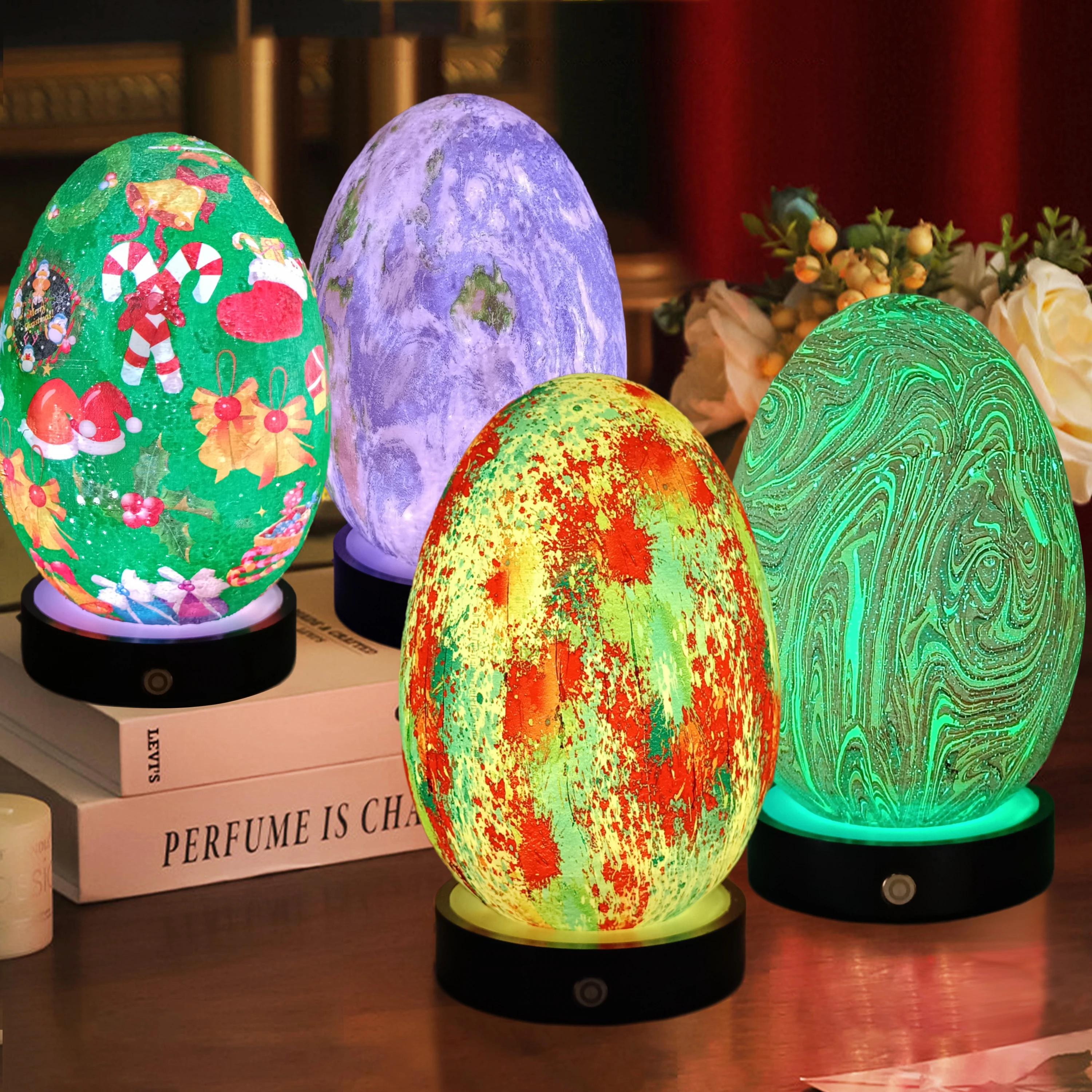 Egg-shaped Night Light Soft Light is Not Blinding Night Light Warm Home Decorations Night Light