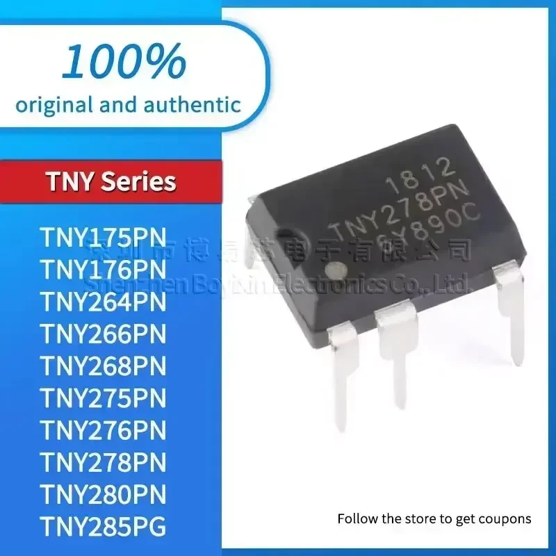TNY285PG TNY278PN TNY276PN TNY275PN TNY268PN TNY266PN TNY264PN TNY176PN TNY175PN TNY280PN Carcasa negra