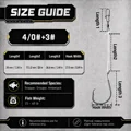Hook Size 4-0