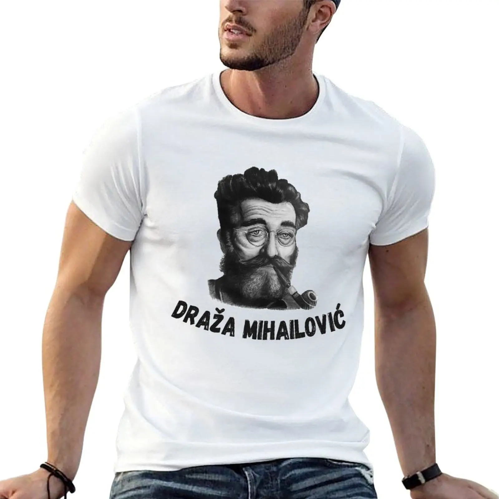 

T-Shirt t cotton cotton mihailovi brand luxury shirt men 100% 100% tshirt draza