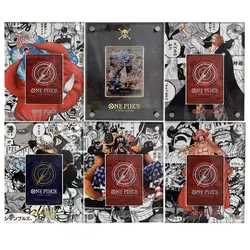 OPCG 09 One Piece Acrylic card bricks Display Stand Luffy Gol D Roger Acrylic Card Brick Photo Frame Gift Toy Not Include Cards