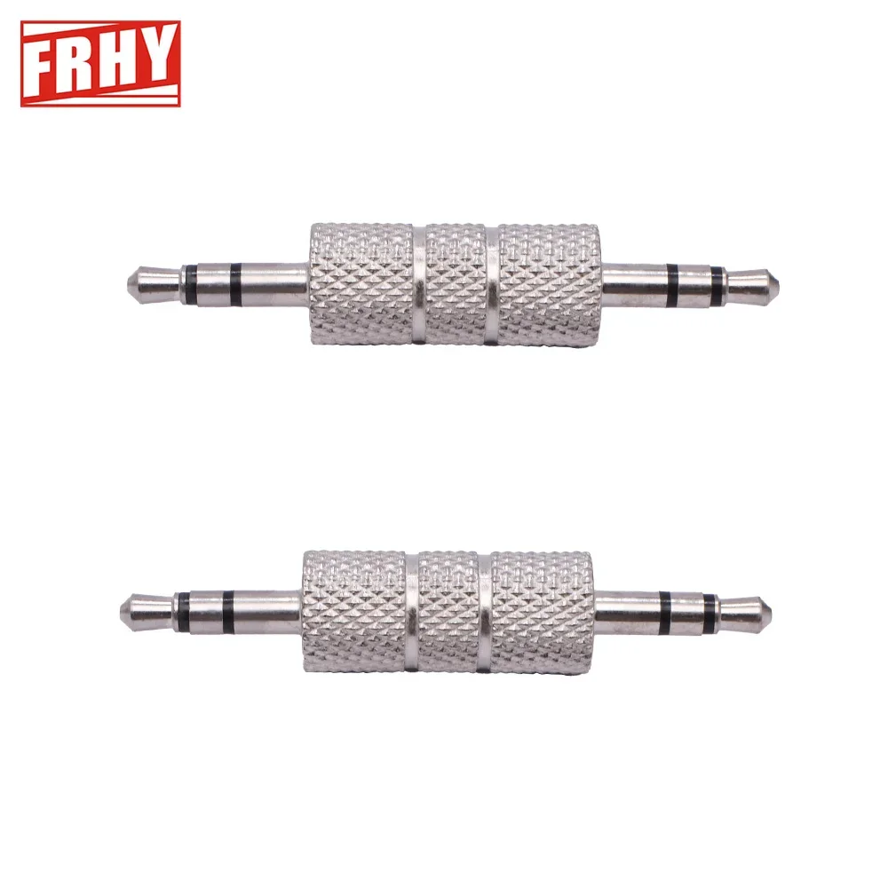 

2-Pack 3.5mm Male-to-Male Audio Coupler Cables, 1/8" TRS Stereo Joiner - Easy Connectivity for Jack Plug, Extension Adapter