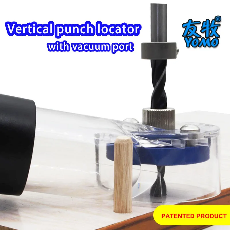 3-10mm Dowel Jig Kit - Self Centering Drill Guide Locator with 8 Steel Bushing -Woodworking Aluminum Alloy Hole Puncher