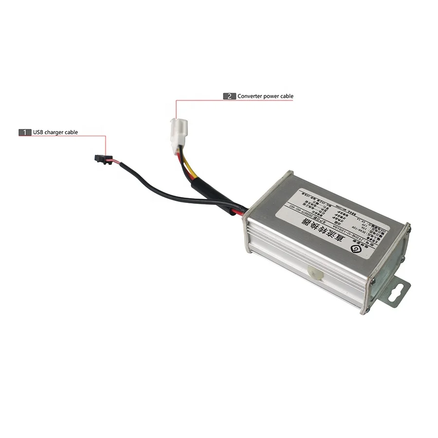 USB Charging Brushless E-Bike 24V 36V 48V DC Converter Motor Controllers 60W Speed Controller For Electric Bikes
