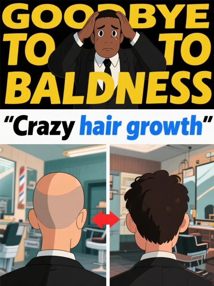 Stop hair loss in 7 days and grow natural hair in 15 days! Safe and gentle essential oil ingredients, easy to carry, and effecti