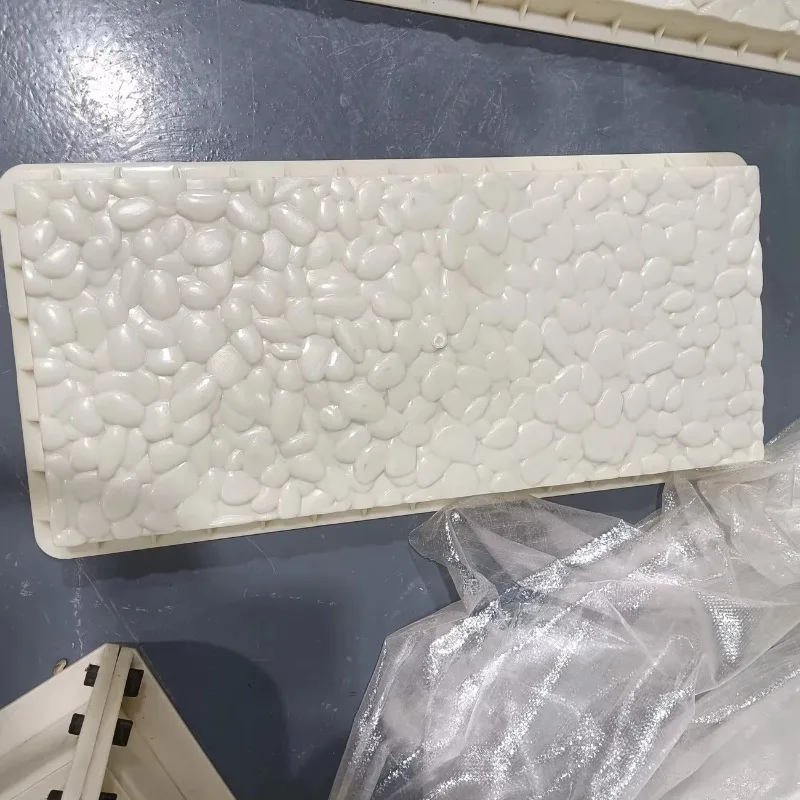 Stepping stone mould for courtyard garden, vegetable garden and park--self-made rectangular paving slate cement model