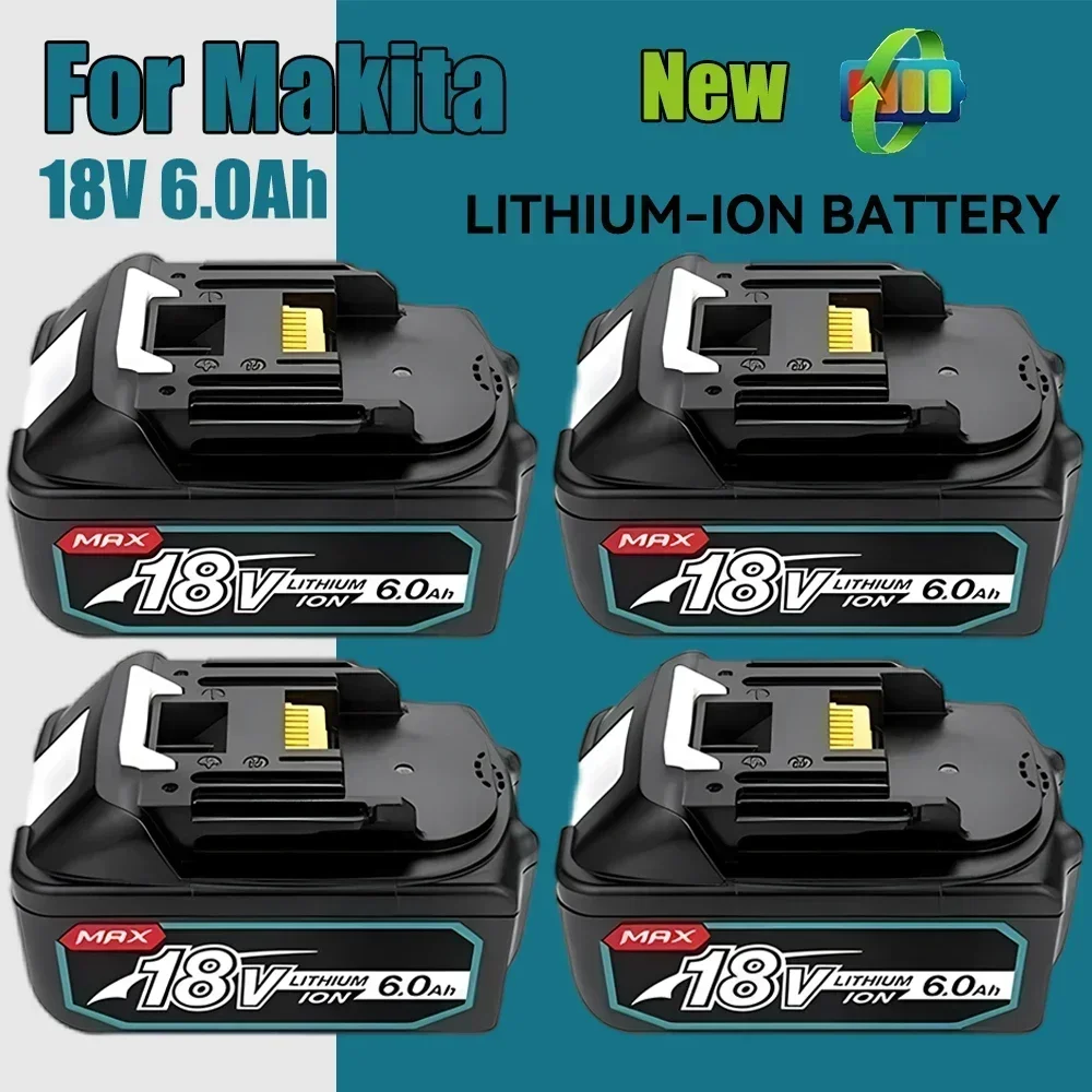 

For Makita 6.0Ah 18V Rechargeable Battery 18650 Lithium-ion Cell Suitable Power Tool BL1860 BL1850 BL1830 LXT