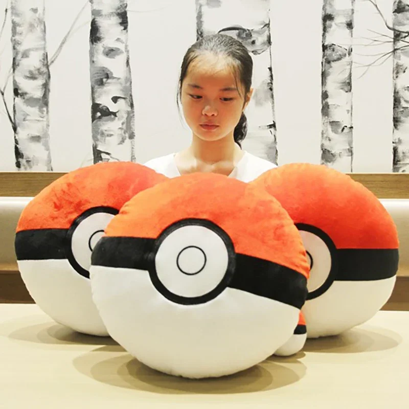 TAKARA TOMY Pokemon Anime Kawaii Plush key fob Partner's Poké Ball Pillows Stuffed Toys for Children Gift Pokémon