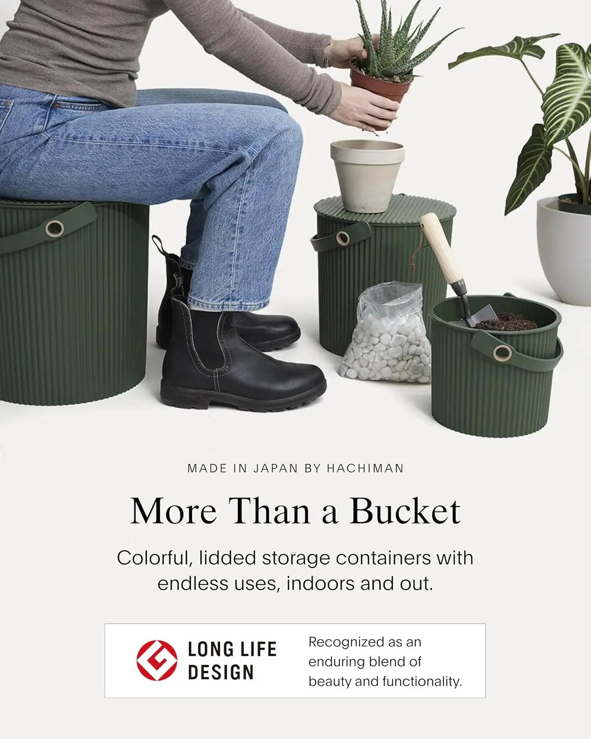 Bucket Set of 3 Mini, Large, & Extra Large