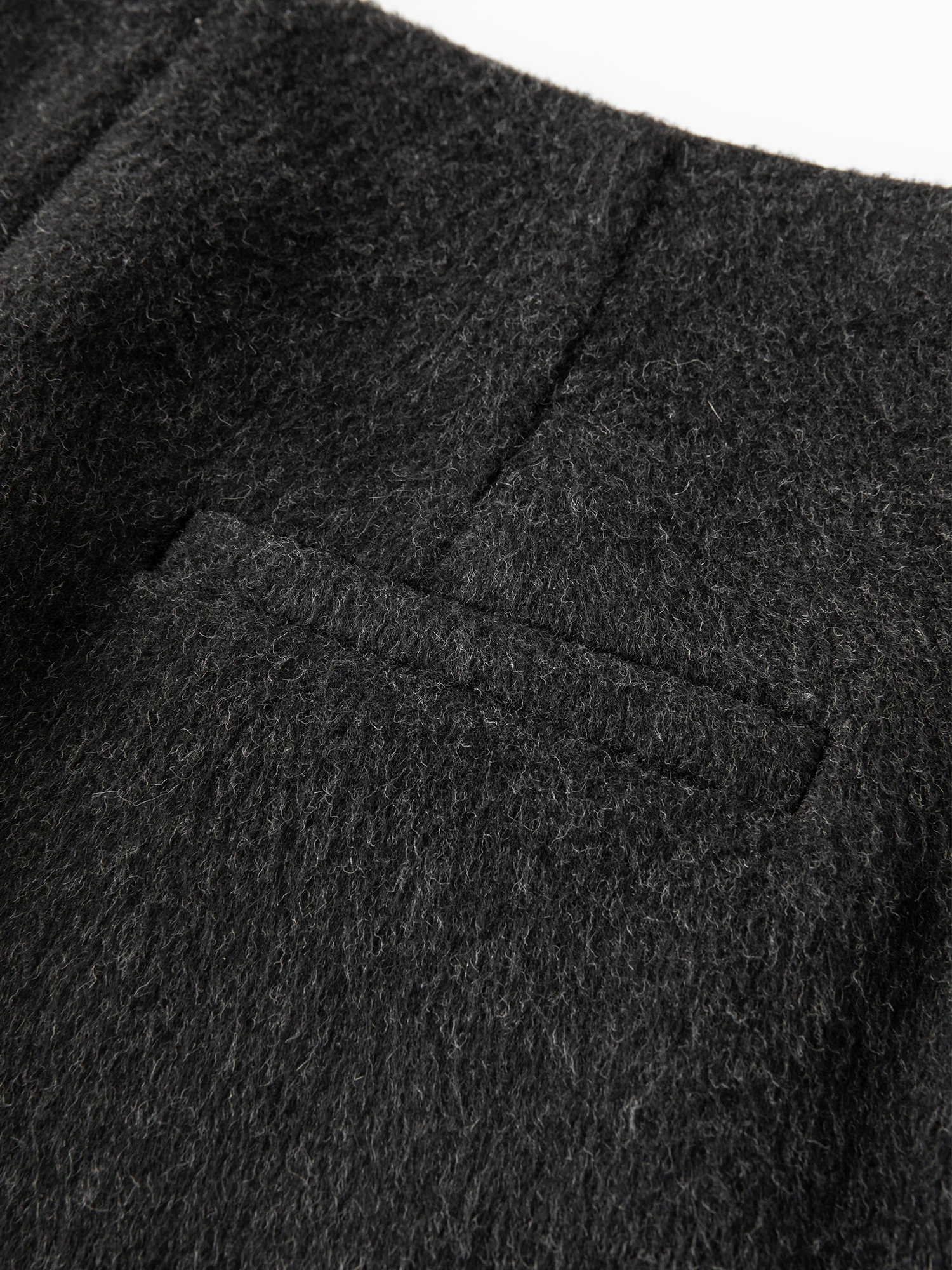 FSLE Damen Weite Gerade Slim-Fit Freizeithose ohne Bund Neuer Stil für Winter 2026 Unisex Britisch Stilvoll – Detail 12