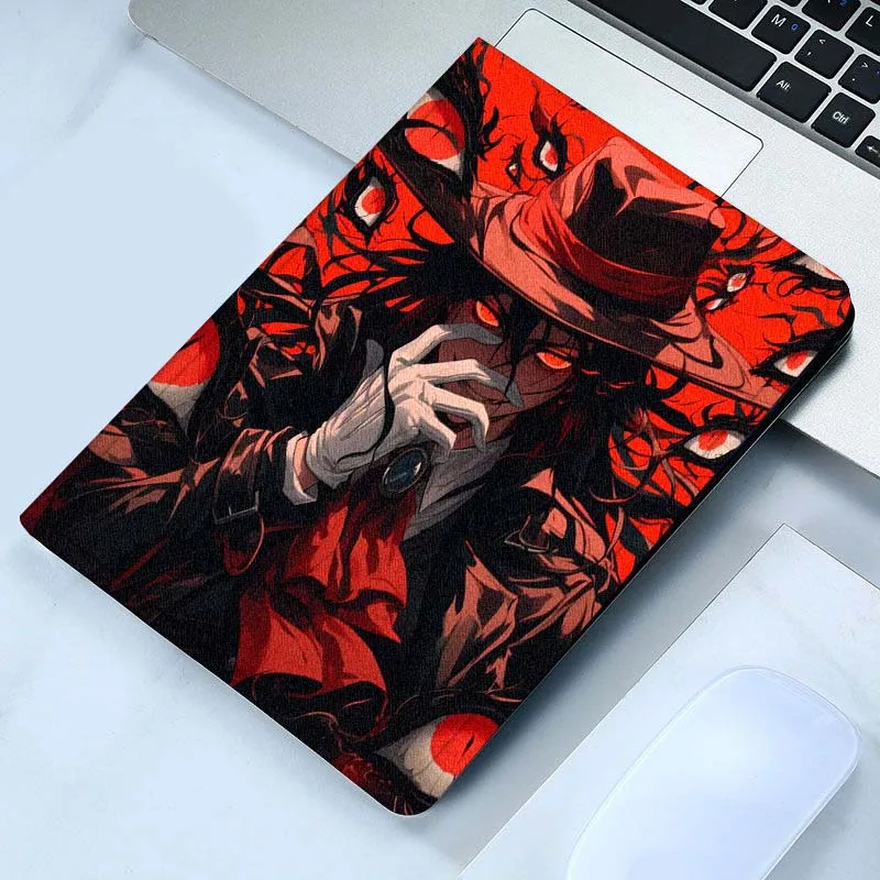 

Dark Anime Hellsing Cool For iPad Pro Air Mini 1 2 3 4 5 6 7 7th 8th 9th 10th 11th 10.2 9.7 10.5 10.9 11 12.9 Tablet Case