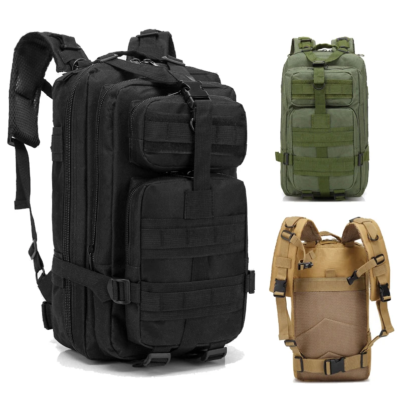 

30L Men's Waterproof Outdoor Sports Multi functional Bag Tactical Backpack Men's Travel Large Capacity Backpack