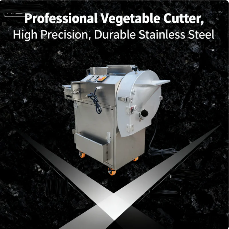 Commercial Multi-Function Vegetable Chopper with Motor for Catering Cafeterias and Vegetable Processing Plant