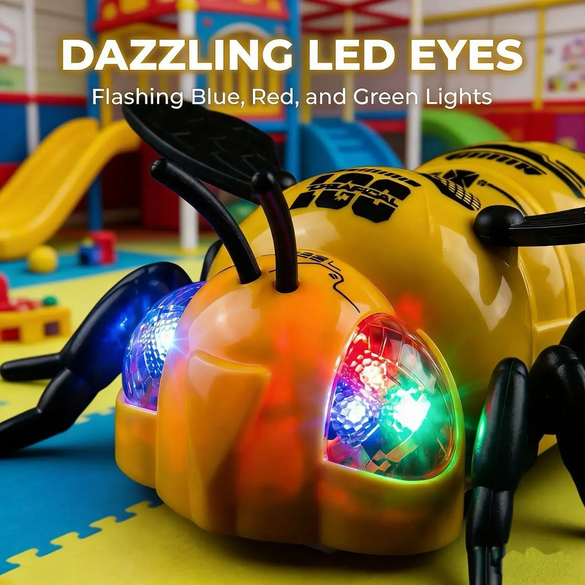 RC simulation bee wall station wagon, light tracking infrared car with precise steering and Type-C charging, boy's gift