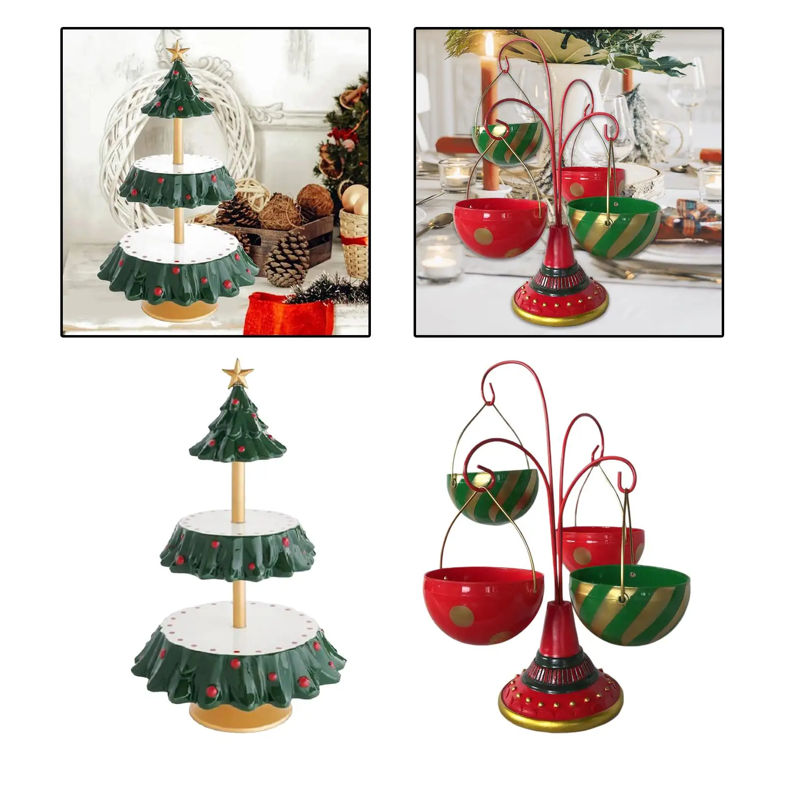 

Merry Stand Fruit with Removable Basket Organizer Fruit Bowl Candy Stands for Party Decorations Party Snacks Vegetables