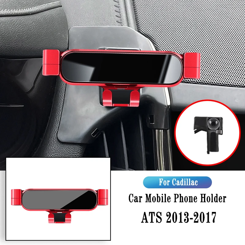 

Gravity Car Mobile Phone Holder For Cadillac ATS 2013 2014 2015 2016 2017 Bracket GPS Stand Air Outlet Clip Support Accessories