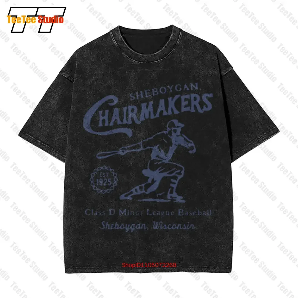 Sheboygan Chairmakers Wisconsin Vintage Minor League Baseball Vintage Oversized T-Shirt GABK
