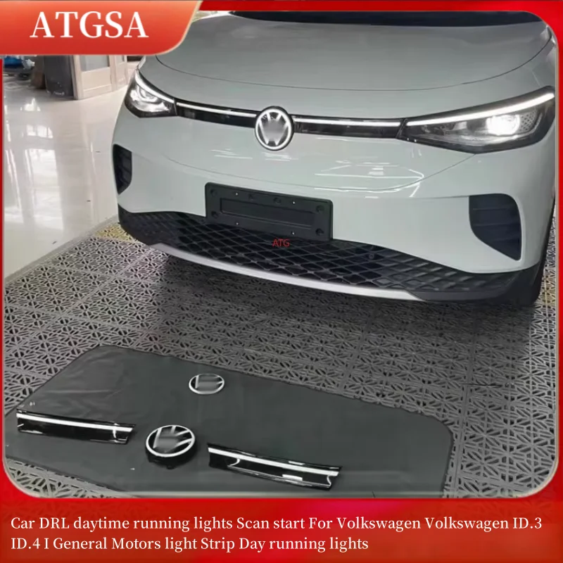 Car DRL daytime running lights Scan start For Volkswagen Volkswagen ID.3 ID.4 I General Motors light Strip Day running lights