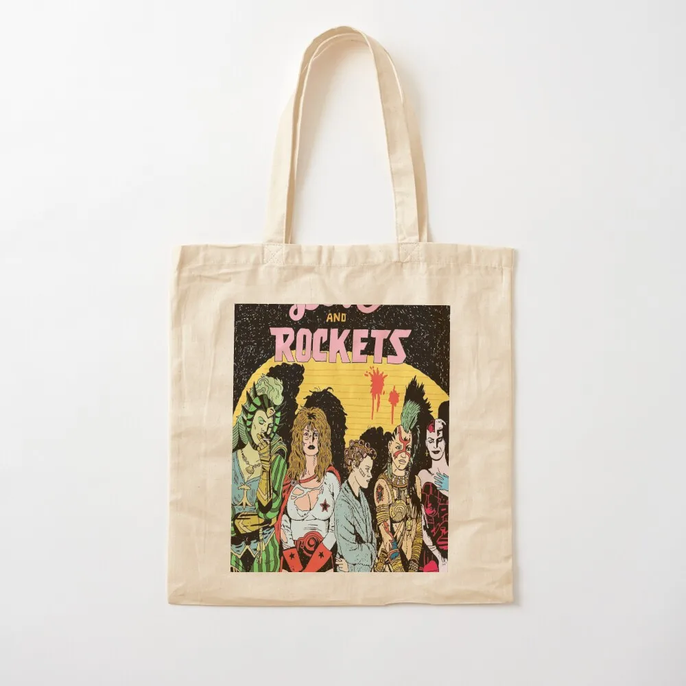 Love and Rockets hero's and villians Tote Bag eco pack supermarket folding bag handbag