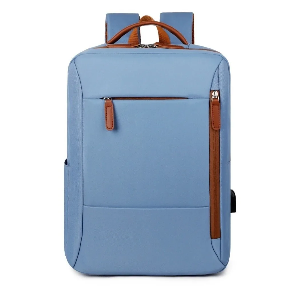 

Oxford Laptop Backpack Large Capacity Wear-resistant Student School Bag With Luggage Belt USb Charging Business Backpack School