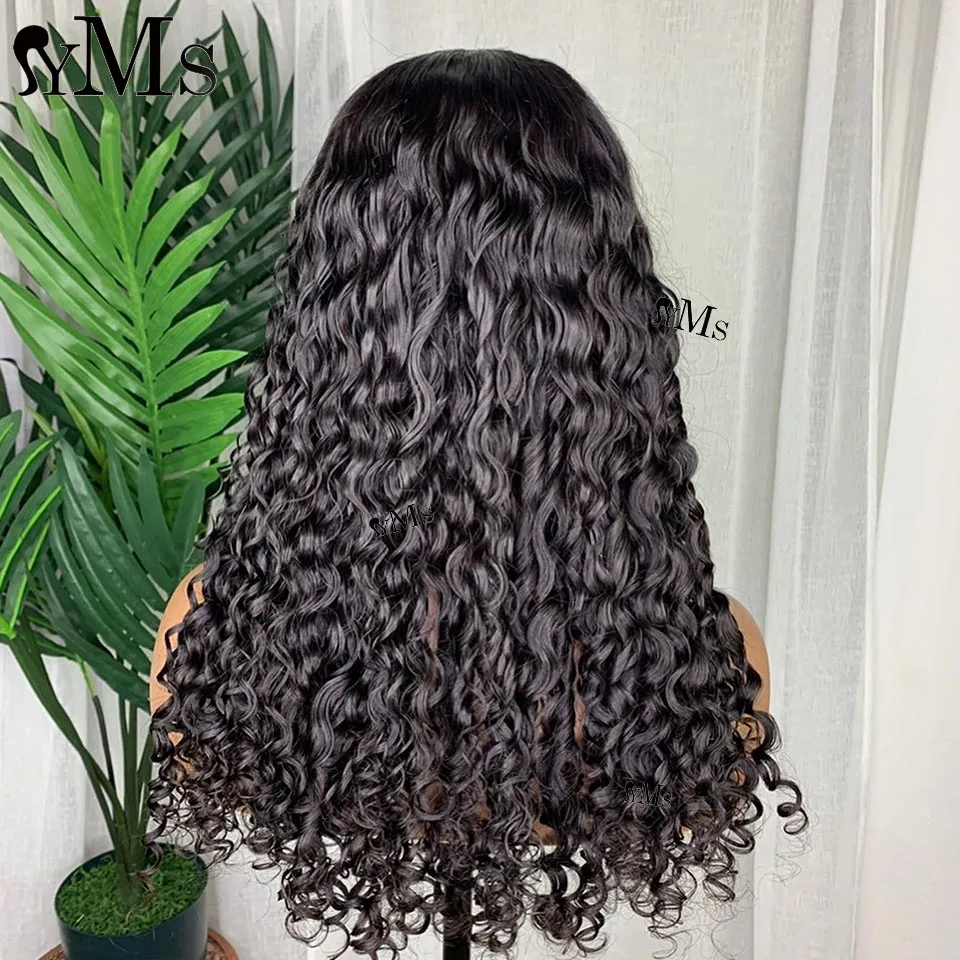 Vietnamese Hair13x4 13x6 Lace Front Wig Human Hair Wig For Woman YMS Virgin Curly Lace Frontal Closure Wig With Natural Hairline