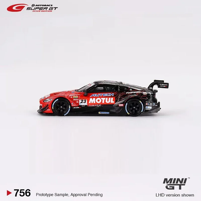 MINIGT 1:64 Model Car Nisa Z GT500 #23 NISMO 2023 GT Series Alloy Die-Cast Sport Vehicle #756